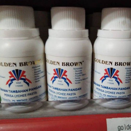 

golden brown perisa lichee 100 gr