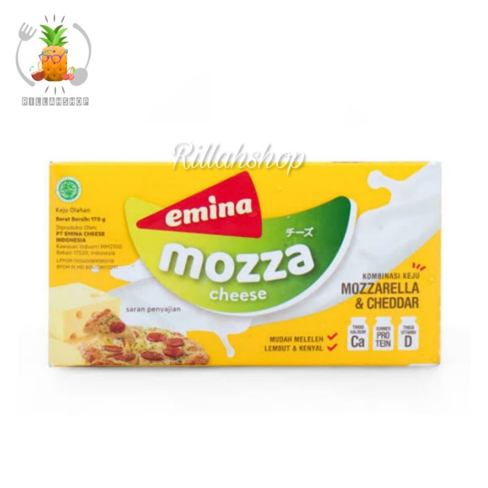 

Emina Mozzarella Cheese Keju Mozzarella 170g