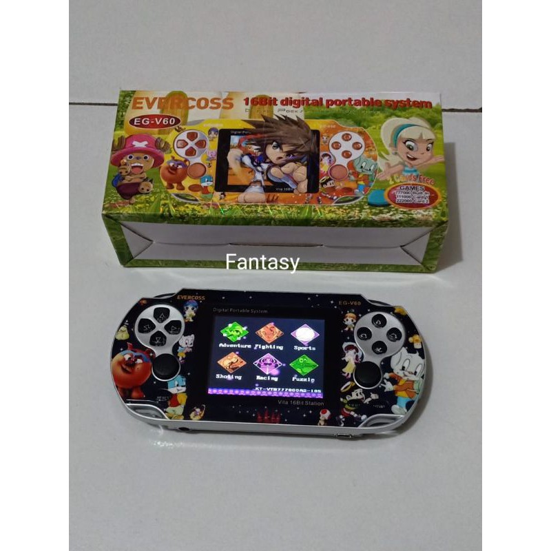 GAME PVP PORTABLE EVERCOSS 16BIT NINTENDO