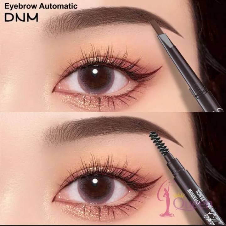 Pensil Alis waterproof double head spin automatic eyebrow pensilalis putar - Pensilalis Anti Air