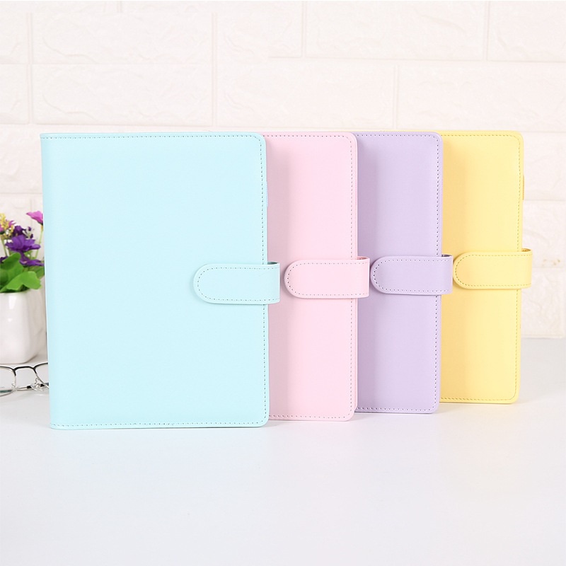 

Terlaris ✨ - [DZ] ST395 - Notebook / Buku Catatan / Agenda / Binder 6 Ring A5 / A6 Cover Kulit Macaron3.1.23