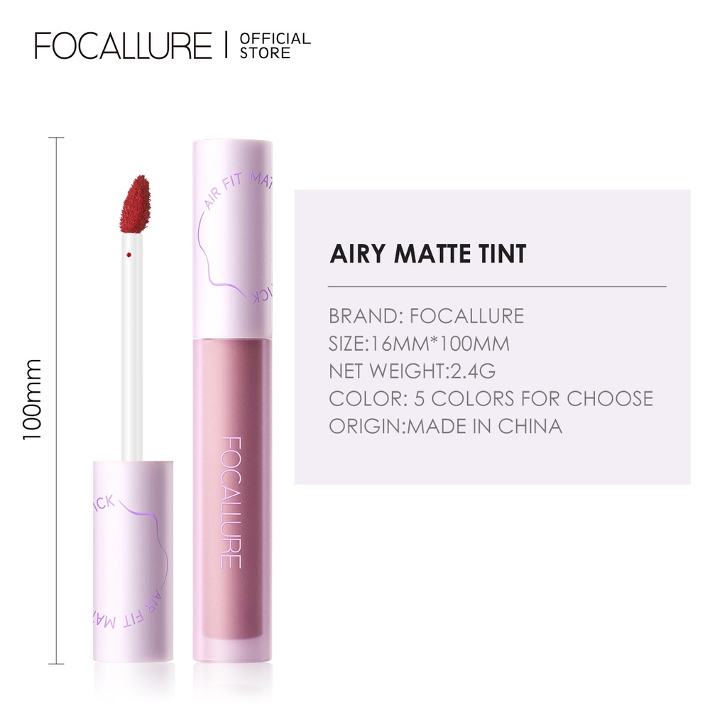 FOCALLURE #SwitchMode Matte Lipstick Lip Tint Long-Lasting Transfer-Proof Lipgloss Waterproof Liquid Lipstick FA417