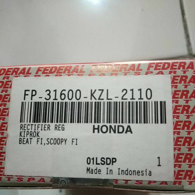 Kiprok Regulator Federal Beat FI Scoopy FI 31600 KZL 2110