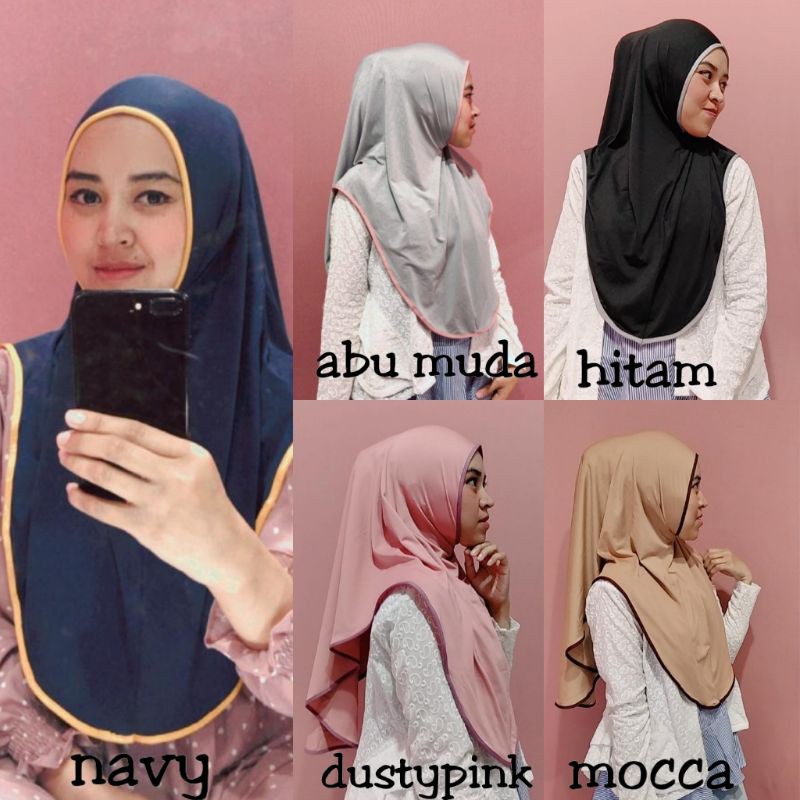 Hijab Instan / Kerudung Instan Zaida Hijab Instan Jilbab Instan MALAY MALAYSIA HIJAB OLAHRAGA