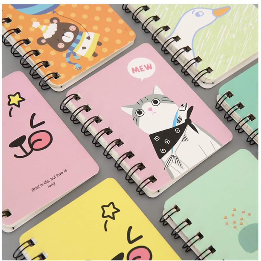 【GOGOMART】Buku Catatan / Memo Kecil / Notebook Mini Motif Lucu - NB01