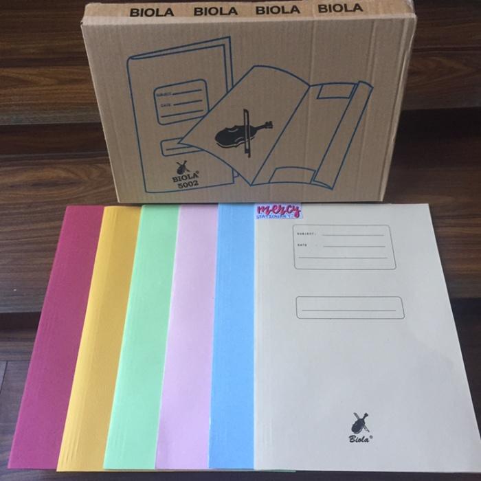 

Stopmap Biola 5002 - Stopmap Kertas Bufallo - 1 Pak 50 Pcs