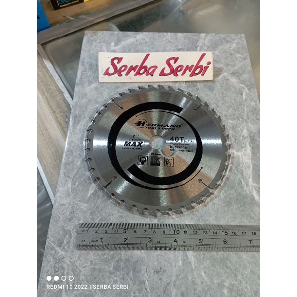 (7" MATA CIRCULAR SAW) Mata potong kayu circular saw blade 7"