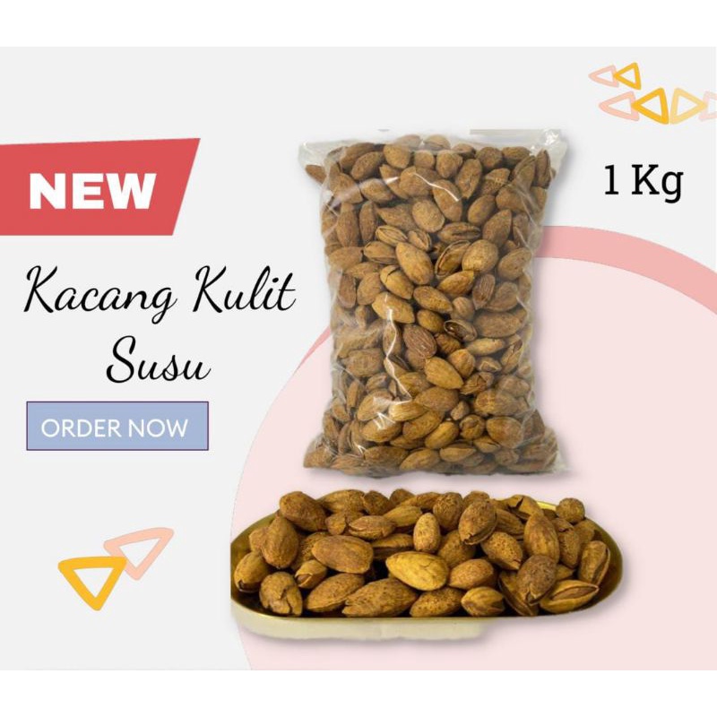 

Kacang Almond Kulit Susu Panggang