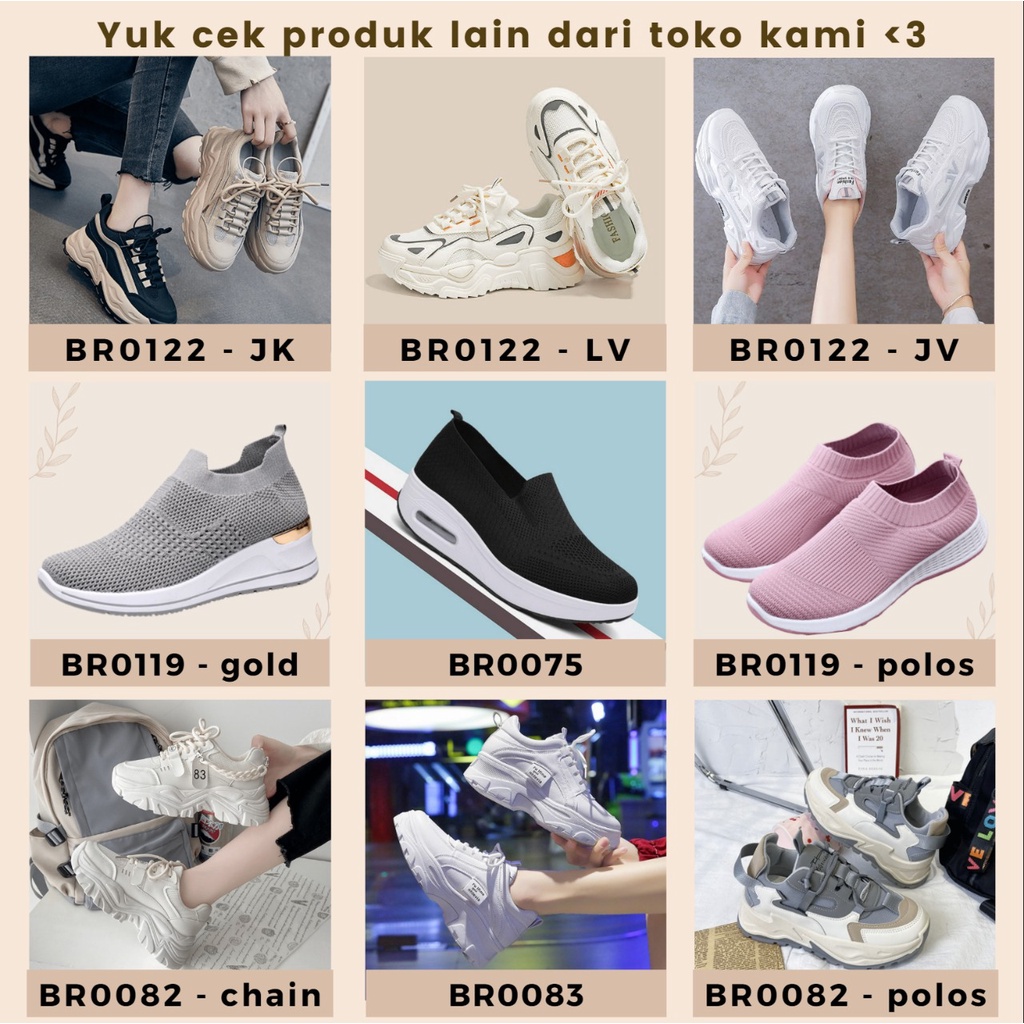 GROSIRTAS &quot;LV FREE BOX&quot; LV0122 Sepatu Sneakers Wanita Import Sepatu Wanita Korean Sport Shoes