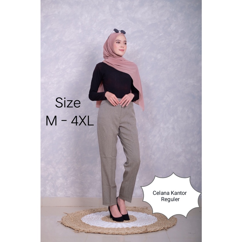 Celana Formal Reguler Panjang wanita M-6XL