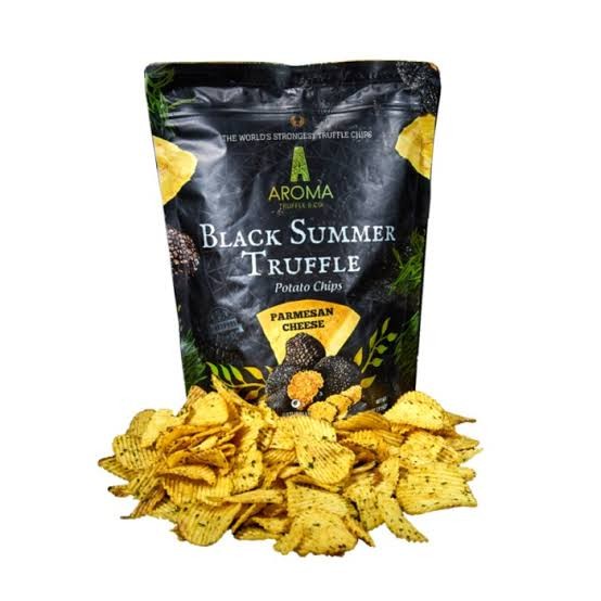 

Aroma Truffle & Co Black Summer Truffle Chips (Keju Parmesan) 115 g