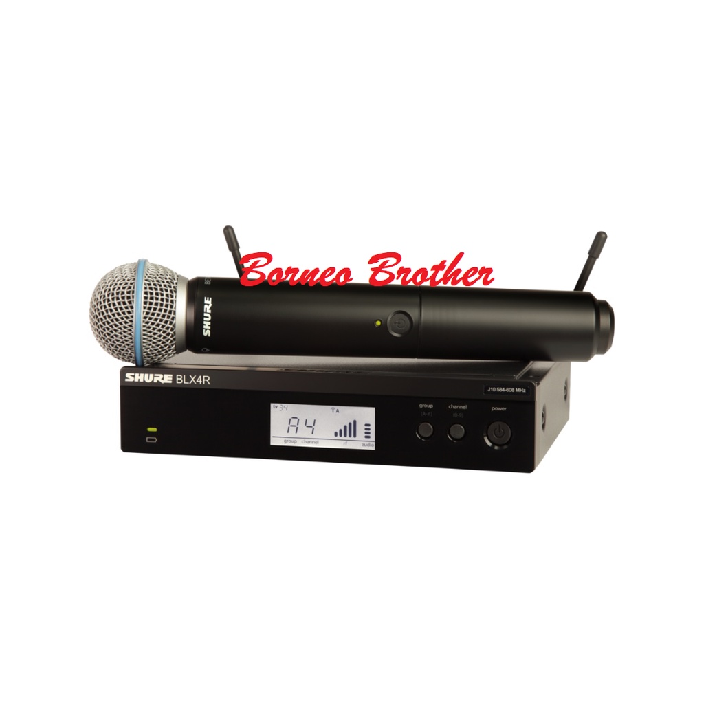 Mic Wireless Shure BLX24R/B58 BLX 24 R / B 58 Original BLX24R BETA 58