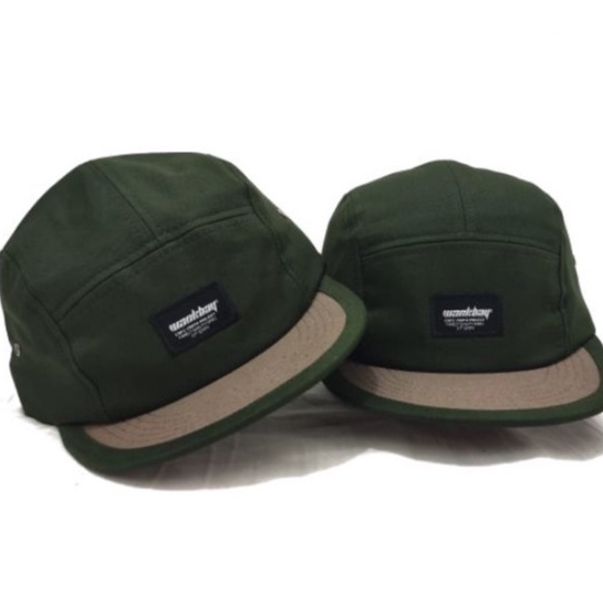 Topi 5 panel Visor pendek - Topi Panel Distro Wankbay