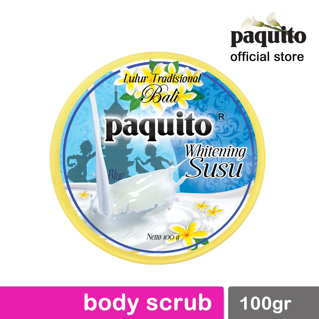 PAQUITO LULUR TRADISIONAL 100GR BODY PERONTOK KULIT MATI KOSMETIK