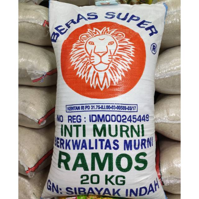 

Beras Kepala Singa Super Ramos Inti Murni 20KG (Original 100%)