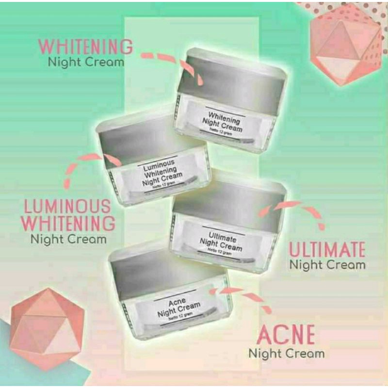 NIGHT CREAM MS GLOW / ECER NIGHT CREAM MS GLOW / DNA SALMON