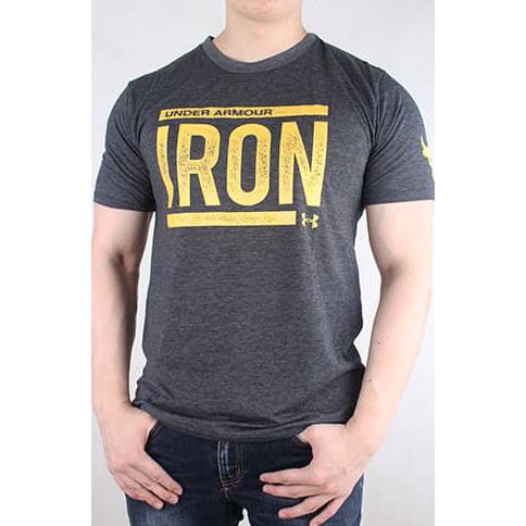 T-SHIRT UNDER ARMOUR PROJECT ROCK EDITION SPECIAL IRON HEATHER SERIES