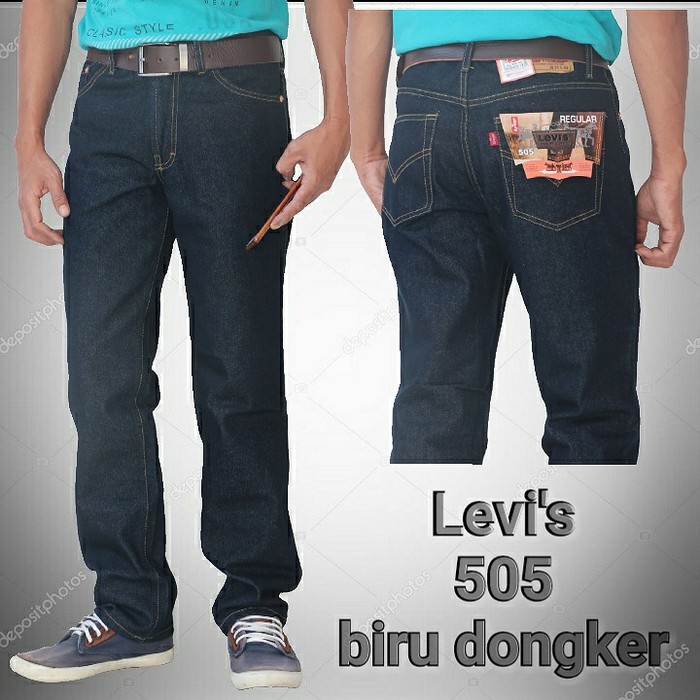 LEVIS 505 REGULAR BIRU DONGKER - Biru Dongker