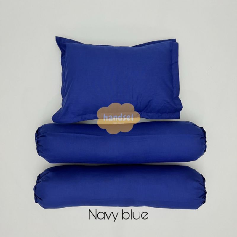 SARUNG BANTAL GULING BAYI KATUN-Navy blue