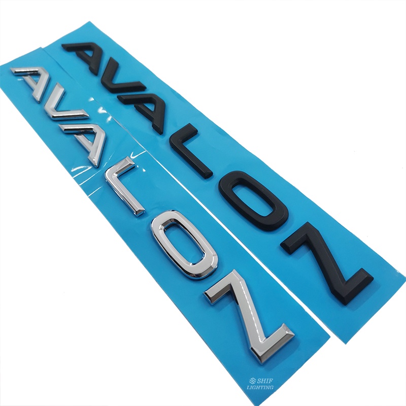 1pc Stiker Emblem / Badge Motif Tulisan AVALON Bahan ABS Untuk Dekorasi Mobil TOYOTA AVALON