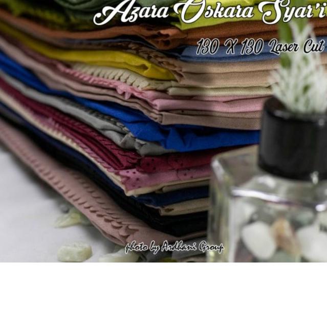 ☝ Jilbab hijab kerudung syar'i segi empat Azara jumbo sm 02 ➨