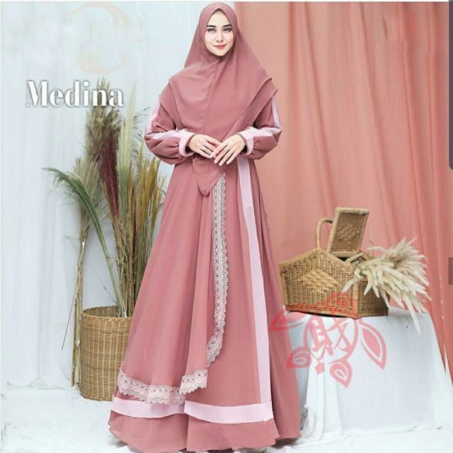 [✅COD] Arimbi Model Baju Gamis Brokat modern Terbaru 2020 JUMBO LD 120 FULL MEMUTAR 23L5HZ9