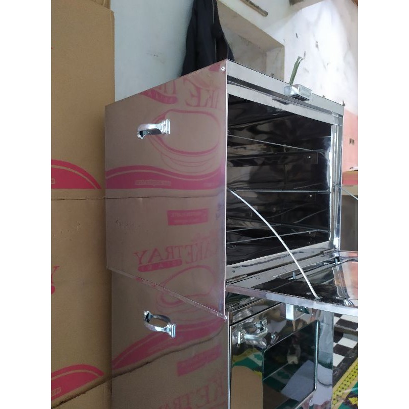 Oven Tangkring Kompor Stainless Steel Packing Kayu