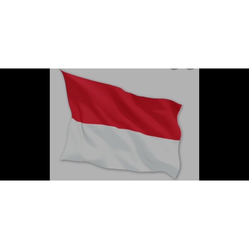 《PREMIUM》Bendera Merah Putih Indonesia Bahan Saten 60×90 CM