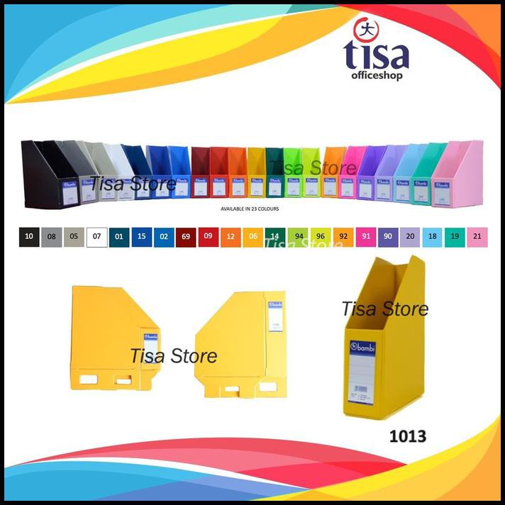 

Box File Bambi 1013 Laminated Pvc Magazine Files 80Mm - No 18