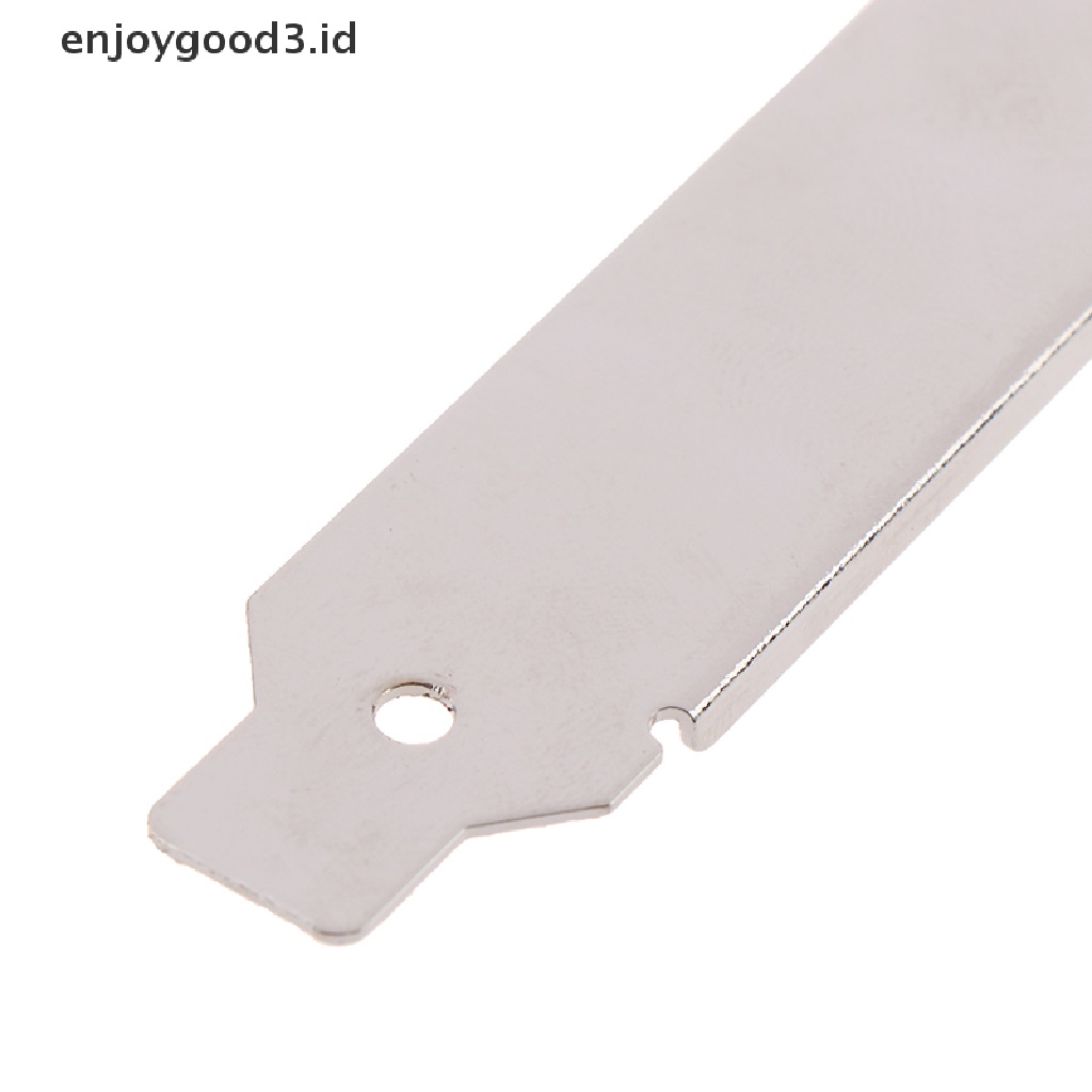 (Id) 5pcs Braket Cover Slot Pci Anti Debu Untuk Pc (Dd)