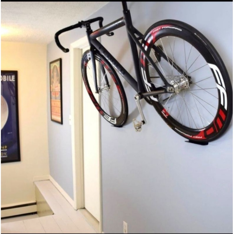 gantungan sepeda dinding besi gantungan pedal sepeda tempel dinding