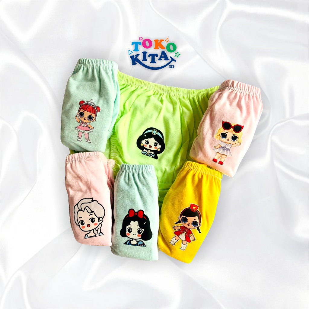 CELANA DALAM ANAK (3 pcs) Perempuan LOL dan Frozen Lucu MURAH