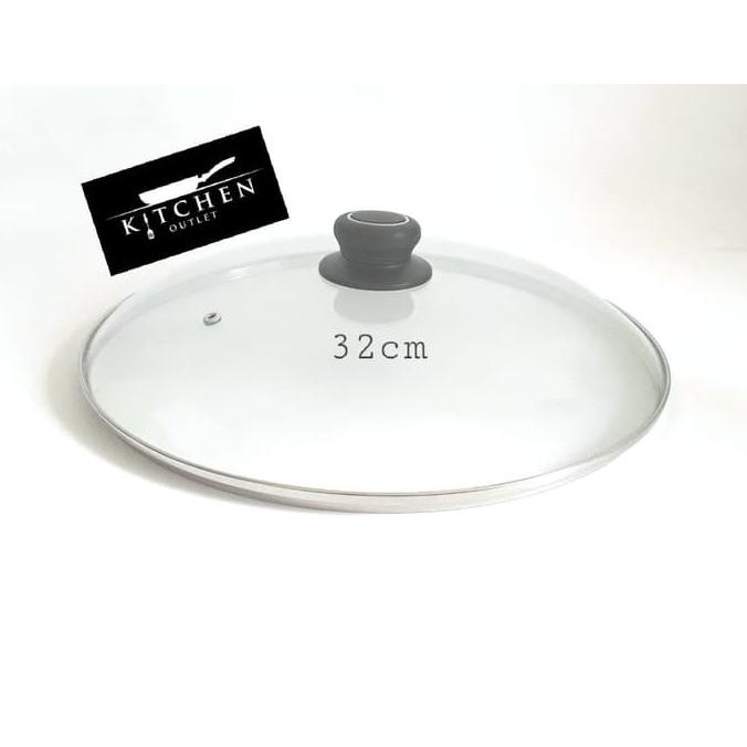 Tutup Panci Kaca Akebonno 32Cm - Terbaik 