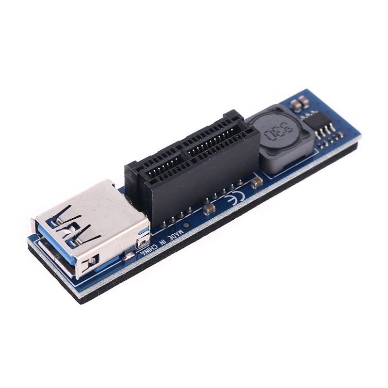 Konektor Kartu Grafis btsg Mini PCIE Ke PCI-E X1 Card Extension Adapter Riser Card