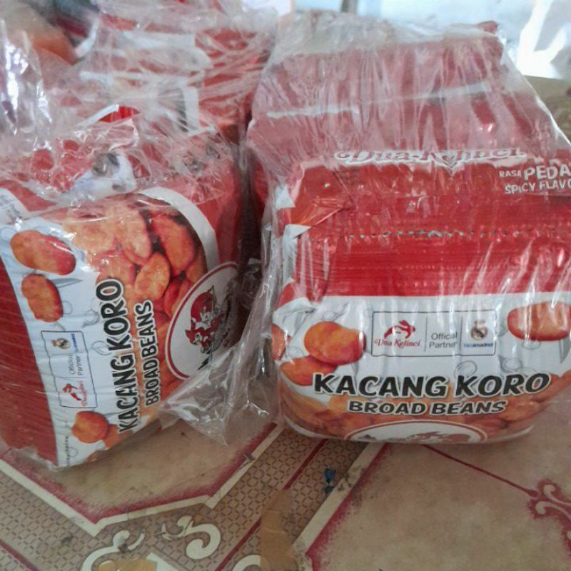 

Kacang koro dua kelinci pedas makanan renceng