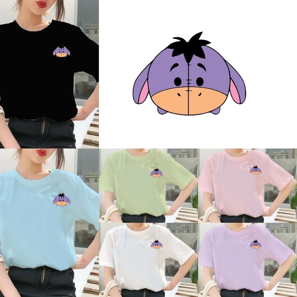 Kaos Tsumtsum Disney Dewasa Oversize Wanita Lucu Import Jumbo