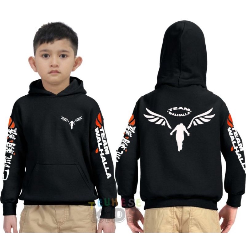 JAKET HOODIE ANAK TOKYO RAVENGER WALHALLA BAHAN PREMIUM