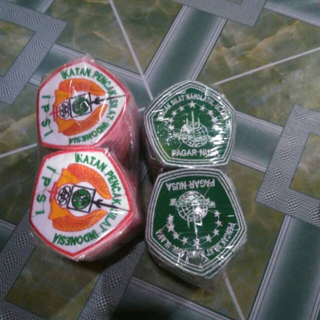 badge ipsi/badge pagar nusa/bordir ipsi/bordir pagar nusa