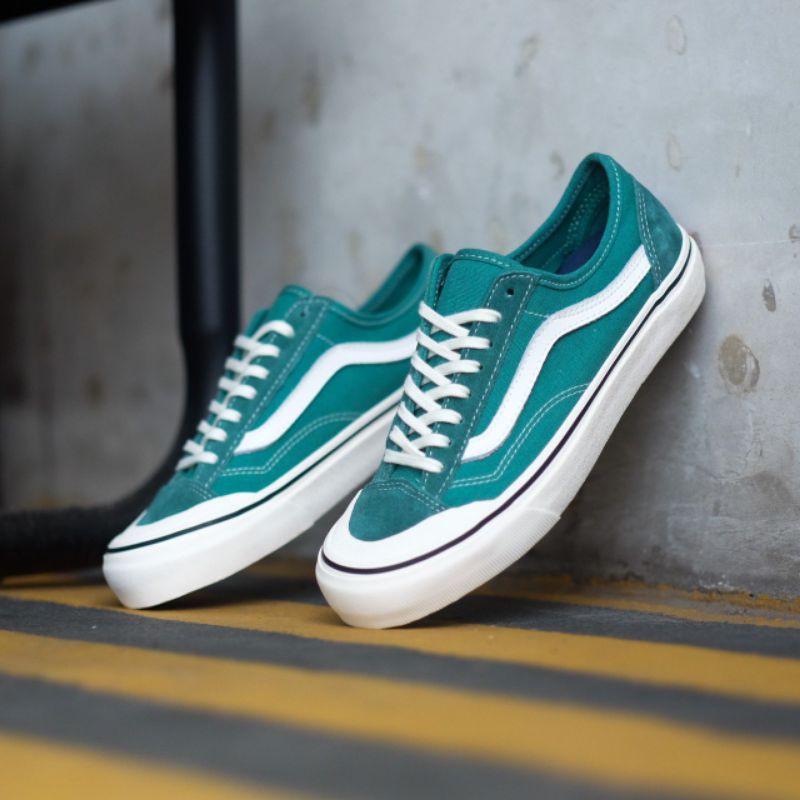 #saleenak Vans Style 36 Decon Sf Salt Wash Deep Jungle Original