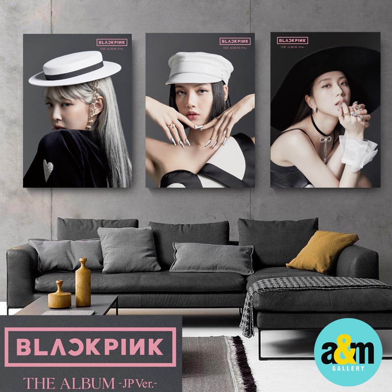 Poster Kayu BLACKPINK THE ALBUM JAPAN Hiasan Dinding Dekorasi Kamar I Poster Kayu K-POP Dekorasi Kamar - A&amp;M