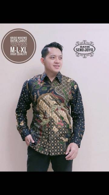 KEMEJA BATIK SOLO KRIDO WIBOWO BATIK PRIA