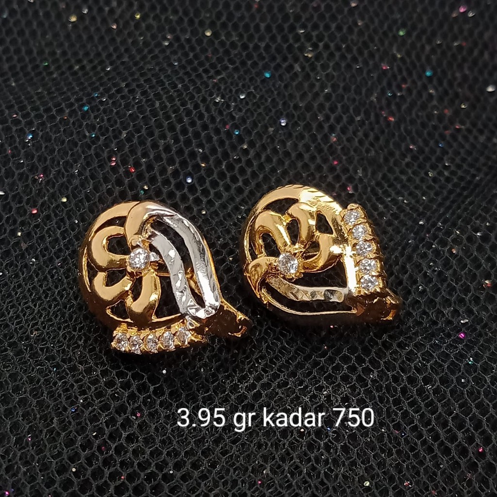 Anting Emas 17 K - 3.95 Kadar 750 - 2187