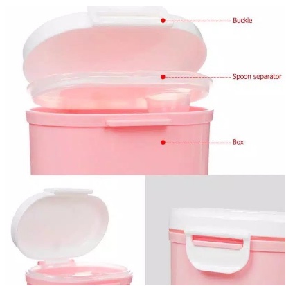 Toples Susu Bubuk C4 Tempat Kotak Wadah Penyimpanan Susu Bubuk Bayi Portabel Sealed