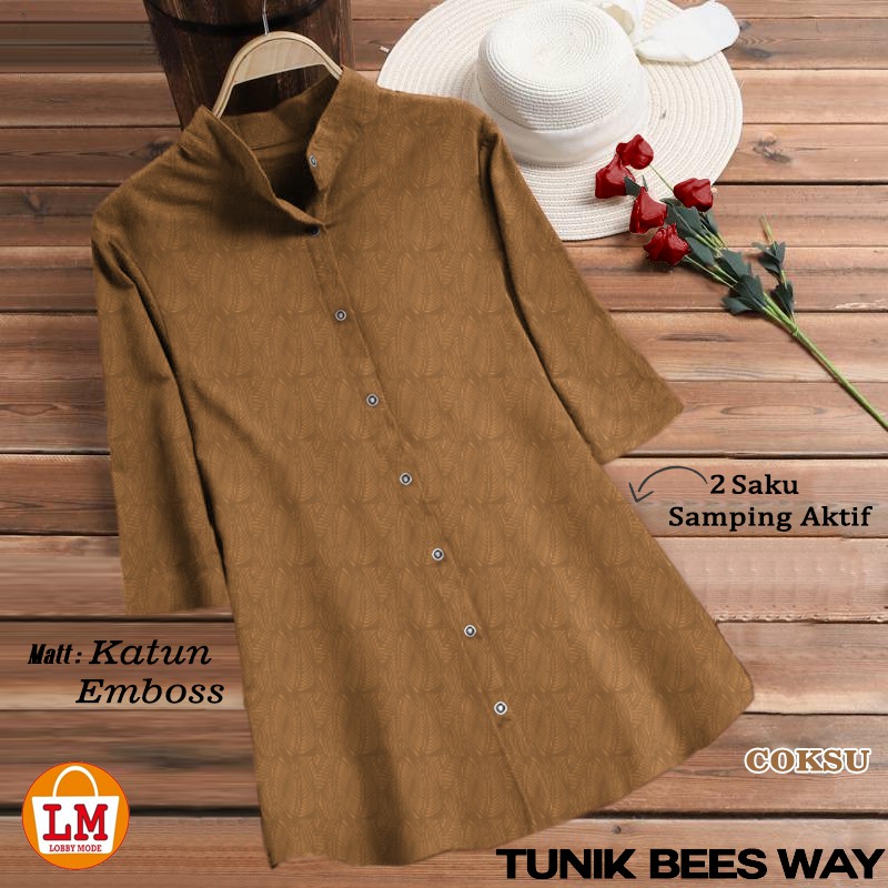 Baju Tunik Wanita TERBARU TERMURAH TERLARIS LMS 19444 19447 19450 BEES