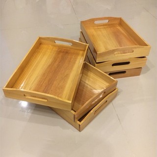  Nampan  Baki 35x25 Nampan  Baki Kayu  Wooden Tray 35x25cm 