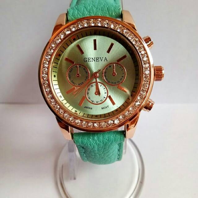 Jam Tangan Wanita/Murah/import/Analog/Geneva/Stainless/fashion