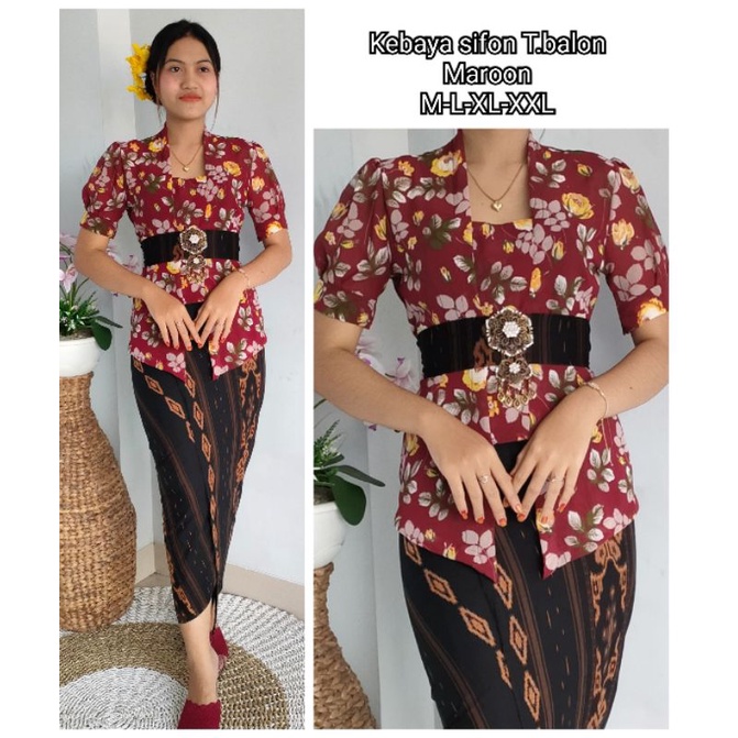 KEBAYA SIFON TANGAN BALON