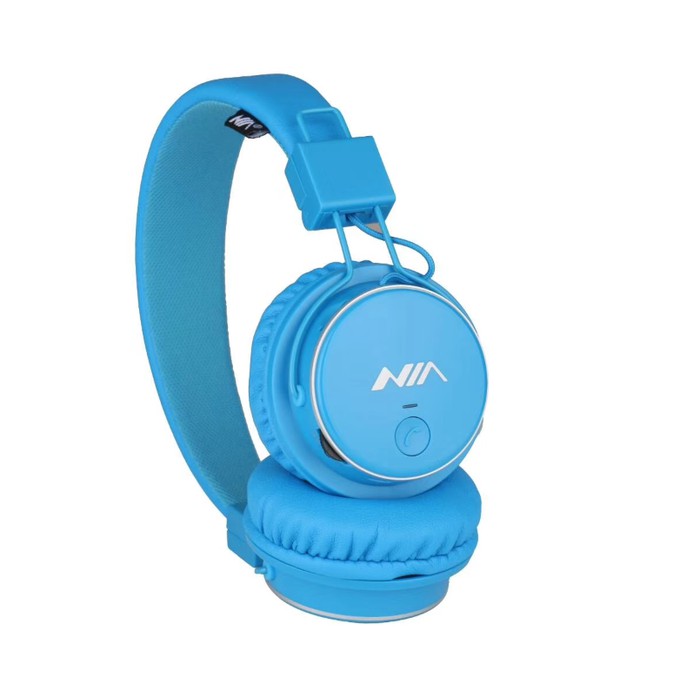 NIA-Q8 Headset Bluetooth Alat Dengar Lagu Musik Bass Headphone Telepon