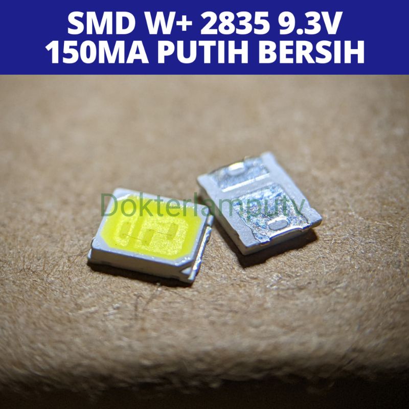100PCS LED SMD 2835 3V 6V 9V 12V 18V 36V CW MERS LIGHTING UNTUK SERVIS LAMPU PHILIPS OSRAM HANNOCHS DLL