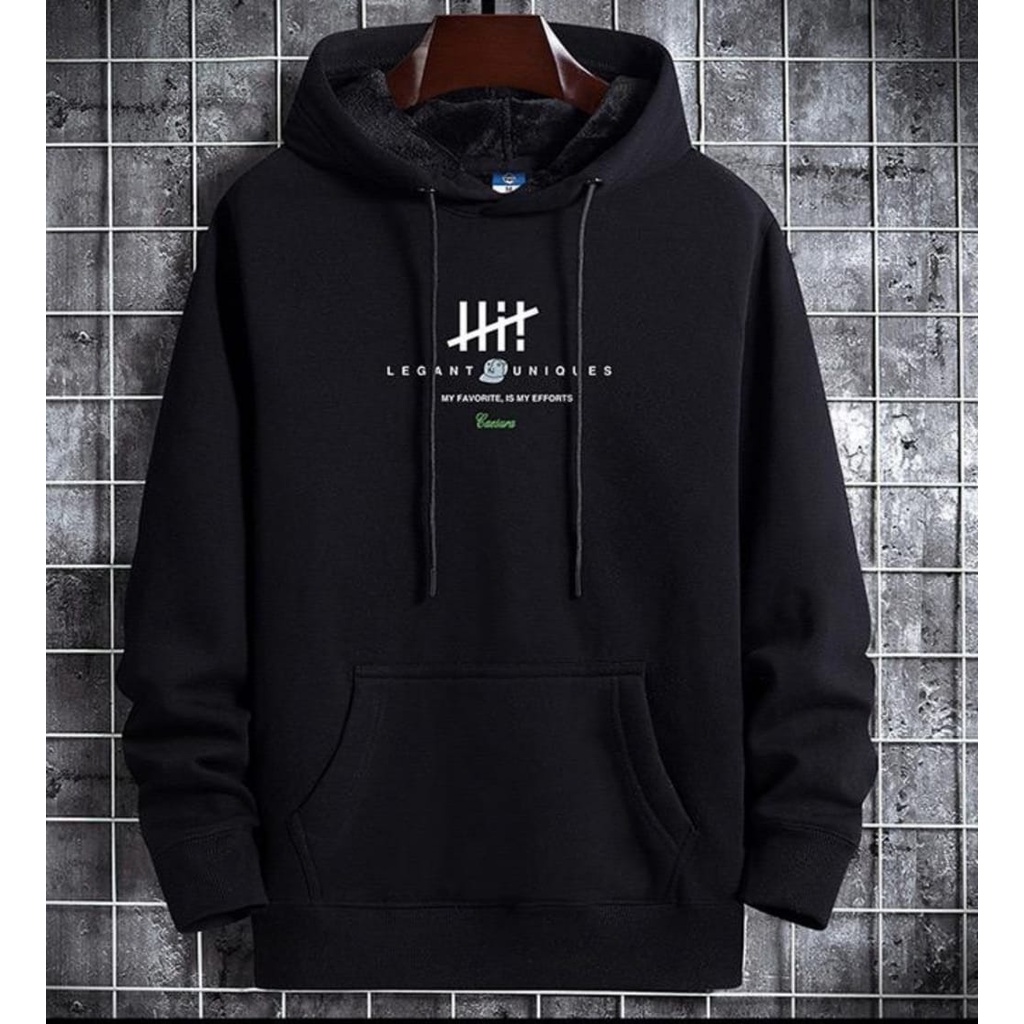 Sweater Pria Hi Hoodie Jumper Streetstyle Bahan Flece